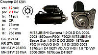 Стартер MITSUBISHI Carisma Space Star VOLVO S40 V40 1.9 Diesel