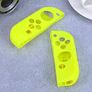 Силіконовий чохол для джойстика Nintendo Switch (жовтий), фото 6