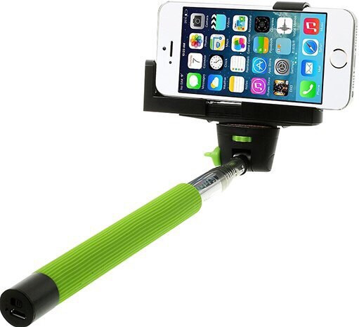 Монопод Monopod Z07-5 штатив для селфи снимков для смартфонов Android 3.0 и Iphone салатовый - фото 1 - id-p61942795