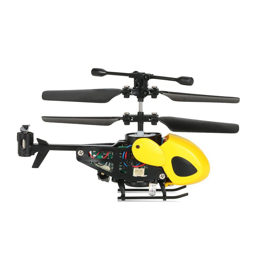 Радиоуправляемая игрушка I/R QS5012 микро вертолет на р/у Желтый (SUN1714) - фото 3 - id-p758007779