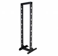 Стійка 24U, однорамна, чорна