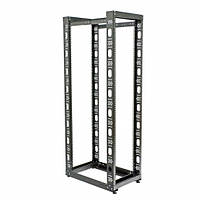 Стійка 24U, подвійна, чорна