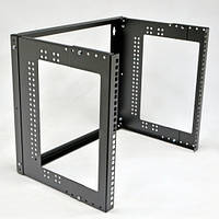 Кронштейн настінний 19" 12U, глибокий. 280... 380 мм, чорний