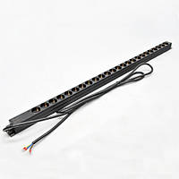 Блок на 24 троянд. нім. станд., 16 А, з індикат., шнур 3х4 мм2, 3 м