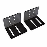 Комплект тримачів бічного організатора кабелю з кришкою MGSESM до стійк, чорний