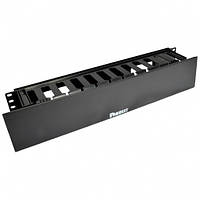 Панель розведення кабелів, одностороння, 2U, Panduit