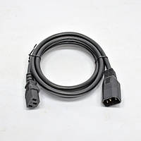 Шнур живлення (С13-C14), 1.0 мм2, 1.8 м