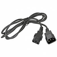 Шнур живлення комп'ютер-монітор (С13-С14), L = 1.8 м, 3х0,5 мм2