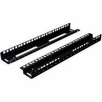19" Напрямні (2 шт.), для шаф MGSWA 9U (марковані, з гвинтом уземлення).