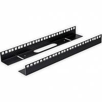 19" Напрямні 9U (2 шт.), чорні.