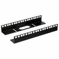 19" Напрямні 6U (2 шт.), чорні.