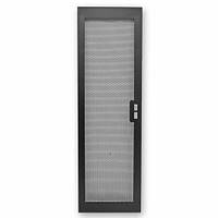 Задні двері для шафи 42U, 600х, 66% перфорація, чорні