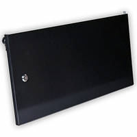 Двері суцільнометалічні 6U для шаф MGSWA, чорна.