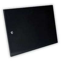 Двері суцільнометалічні 9U для шаф MGSWA, чорна.