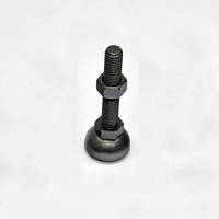 Ніжка до шаф і стійок, 80 мм довжина, чорна