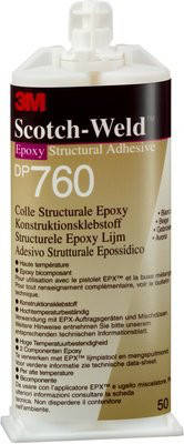 3М™ Scotch-Weld™ DP760 - епоксидний високотемпературний клей, 50 мл, білий, фото 1