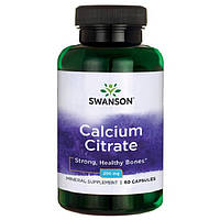 Swanson Calcium Citrate Кальций цитрат 200 мг 60 капсул