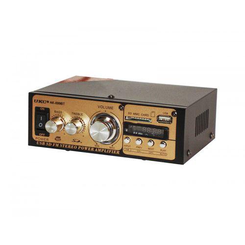 Підсилювач звуку інтегральний Bluetooth UKC AK-699BT MP3 FM, з пультом