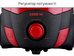 Пилосос мєшковой LIBERTON LVC-2250B, фото 3