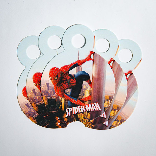Медальки картонні "Людина Павук" (10шт./уп.) -