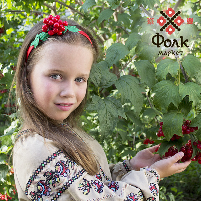 Обідок для дівчинки "Каліна" , фото 1