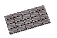 Профессиональные поликарбонатные формы для плиточного шоколада "Таблетка с линиями" 100 г