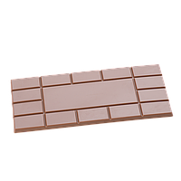 Профессиональные поликарбонатные формы для плиточного шоколада "Таблетка" 100 г