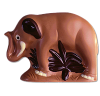 Профессиональная поликарбонатная форма для шоколада "Слон" 320 г