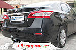 Фаркоп - Nissan Sentra 7 (B17, крім USA) Седан (2012--) з'ємний на 2 болтах