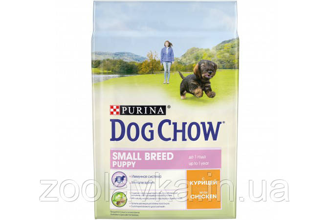Сухий корм Purina Dog Chow для цуценят дрібних порід із куркою 2,5 кг