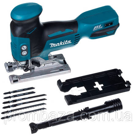 Акумуляторний лобзик Makita DJV181ZJ, фото 3