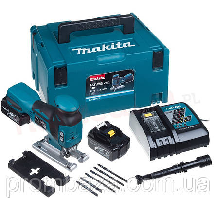 Акумуляторний лобзик Makita DJV181RFJ, фото 3