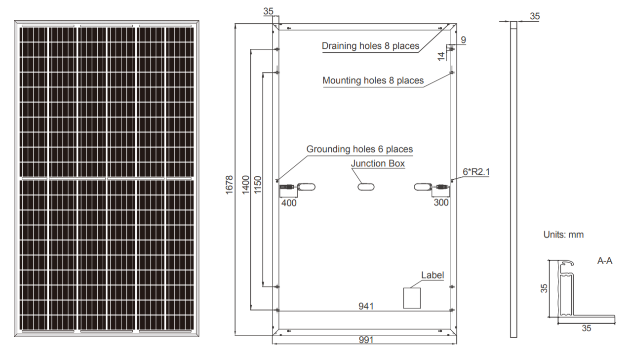 Солнечная батарея Ja Solar JAP60S03-280/SC, Poly Half-Cell - фото 2 - id-p296458112