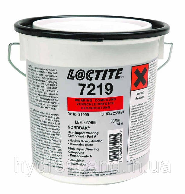 Loctite 7219 (Локтайт 7219) Износостойкие составы - высокая стойкость к ударным нагрузкам и истиранию - фото 1 - id-p5090436