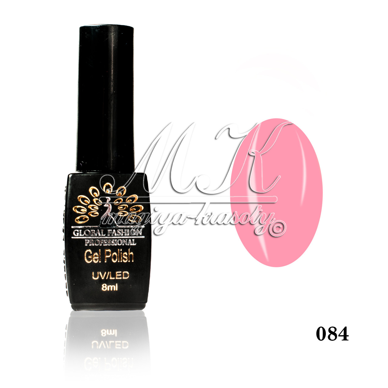 Гель лак Global Fashion, Gel Polish 8ml 084
