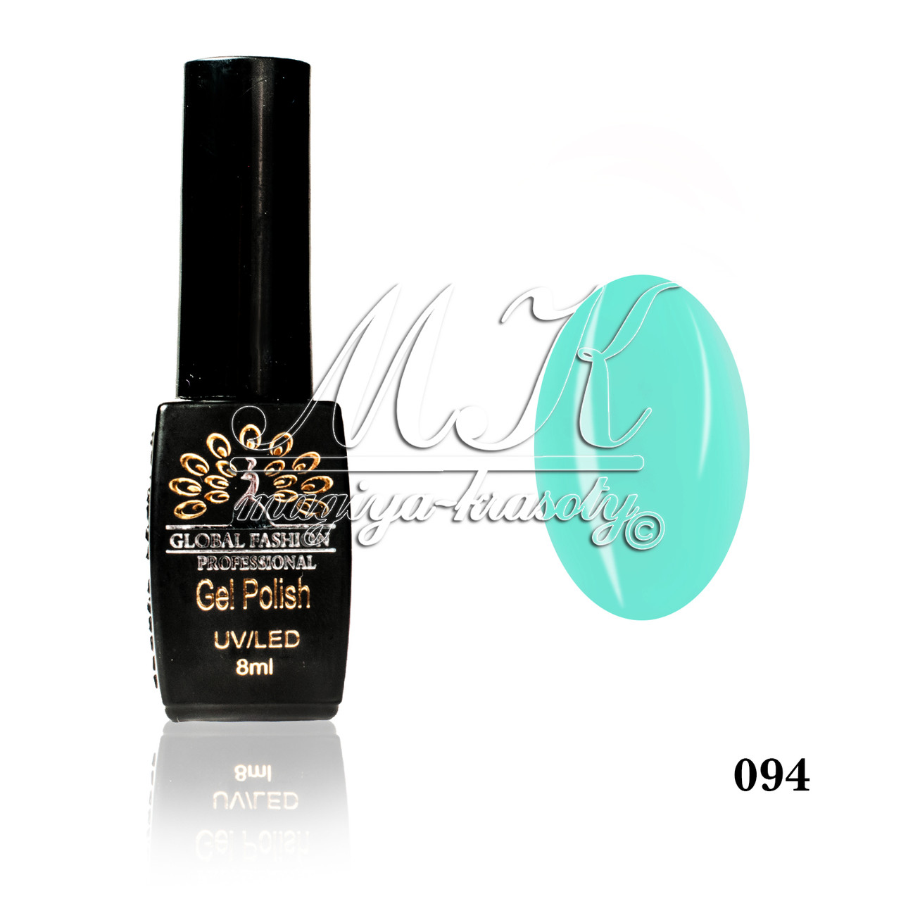 Гель лак Global Fashion, Gel Polish 8ml 094