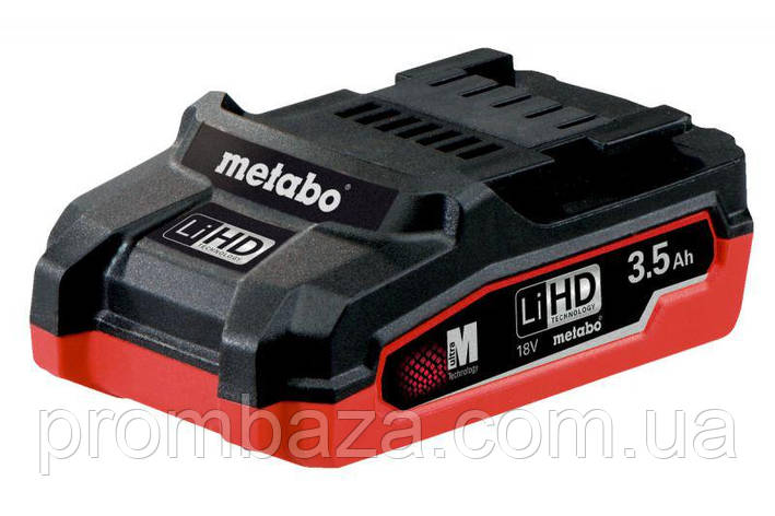 Акумуляторна батарея Metabo LiHD 18 V, 3.5 А·год, фото 1