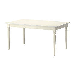 Розсувний стіл, білий, 702.214.23, IKEA, ІКЕА, INGATORP