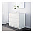 Комод IKEA MALM 3 шухляди білий 80х78 см 204.035.62, фото 4