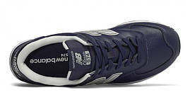 Кросівки чоловічі new balance 574LPN (синій) оригінал, фото 4