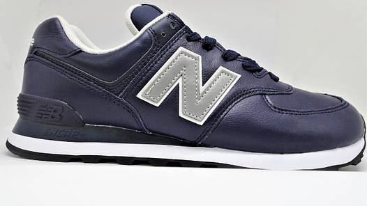 Напівчеревики чоловічі new balance 574LPN (синій) оригінал, фото 1