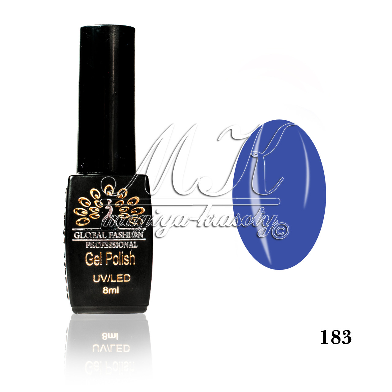 Гель лак Global Fashion, Gel Polish 8ml 183