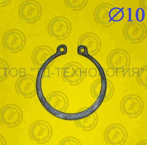 Кільце стопорне Ф10 ГОСТ 13942-86 (НАРУЖНЕ), фото 1