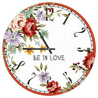 Годинник настінний круглий Be in love 36 см (CHR_P_15M036)