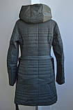 Півпальто жіноче з плащівки демісезонне Lusskiri6125 L,3XL,4XL, фото 4