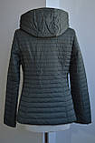 Жіноча демісезонна куртка-косуха Lusskiri M, L, XL, осінь весна, фото 4