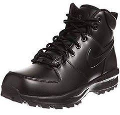 Черевики Nike Manoa Leather чорні оригінал, фото 3