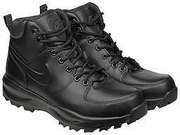 Черевики Nike Manoa Leather чорні оригінал, фото 5