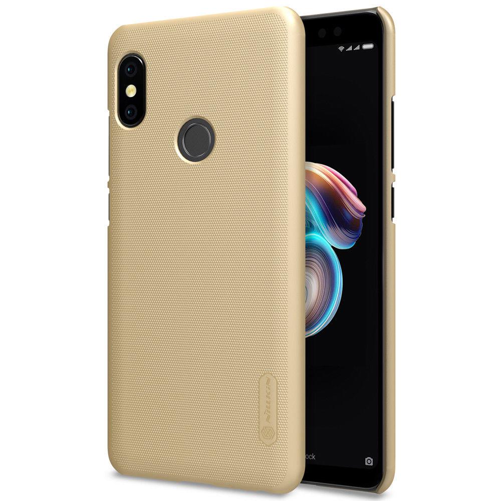 Nillkin Xiaomi Redmi Note 5/ Note 5 Pro Super Frosted Shield Gold Чохол Накладка Бампер
