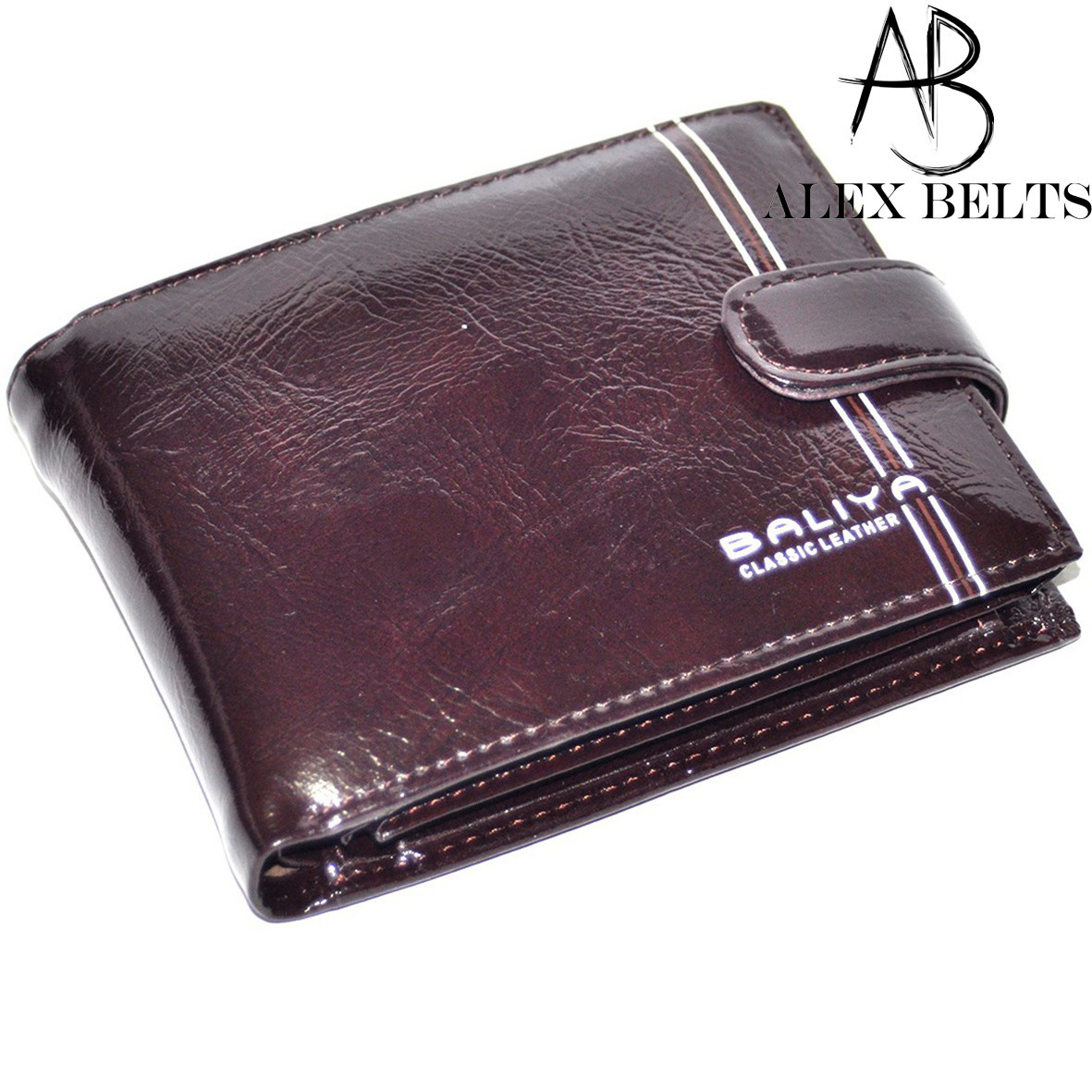 Гаманець чоловічий (глянсовий) на прихованій магніті (замінник) — купити гуртом в Одесі, фото 1